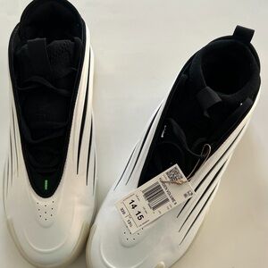 White and Black Athletic Shoes
